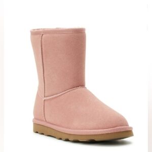 Time and Tru Pink Suede Boots Size 7